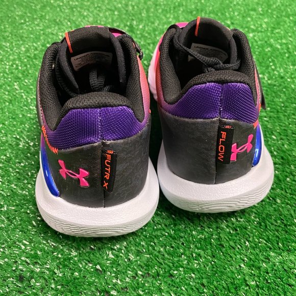 Under Armour Flow Futr X Womens Shoes Black Pink 3025347-001 NEW WMN 6.5 / M 5 - Picture 4 of 5